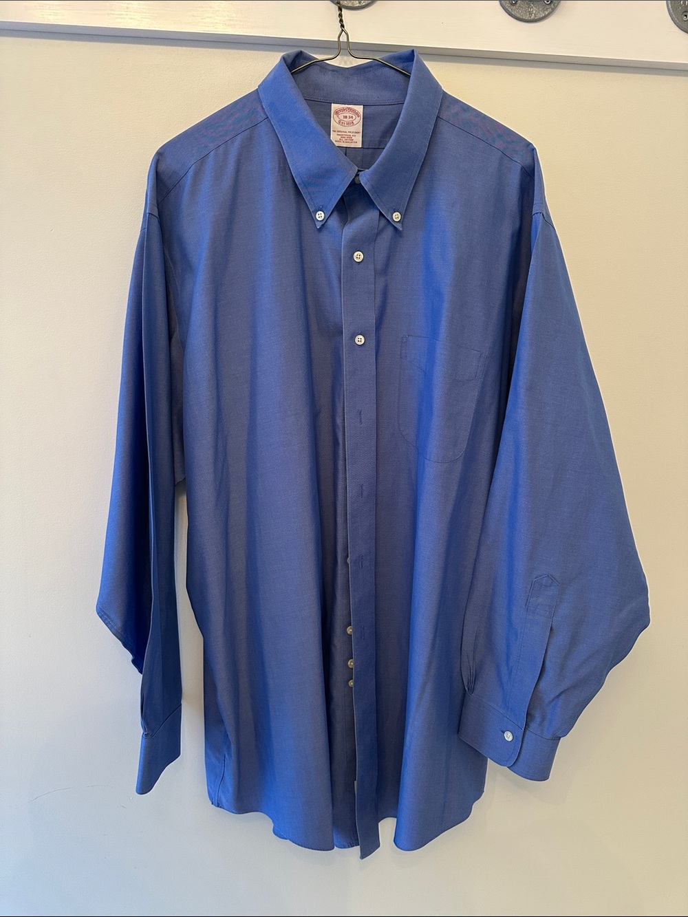 Brooks Brothers Blue Button-Down Dress Shirt